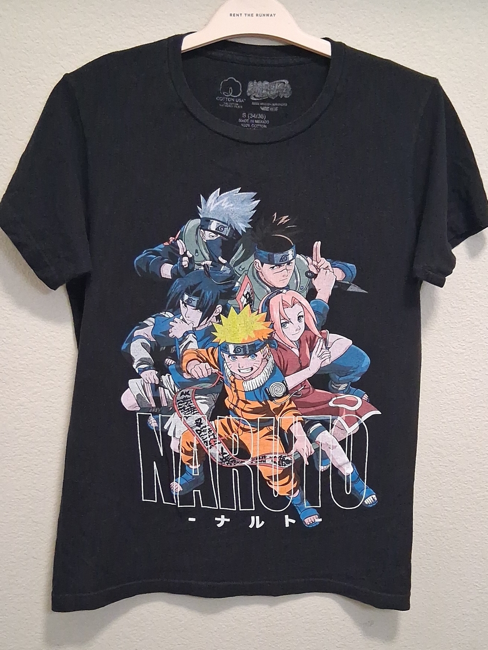 Naruto Kids Short Sleeve Graphic Tee - Black